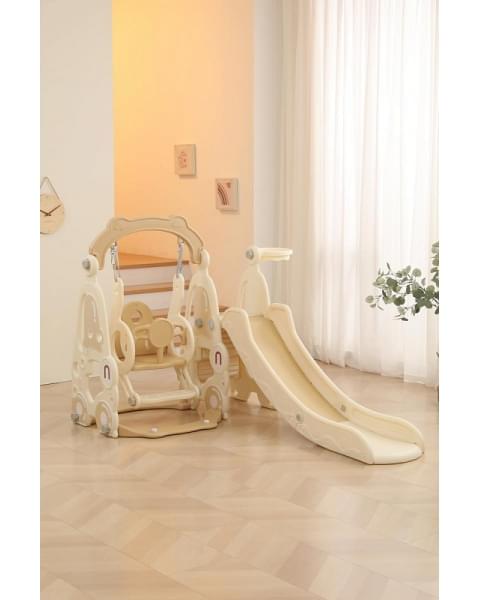 Горка с качелями UNIX Kids Car Camel