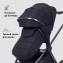 Детская коляска Rant Falcon Soft Therm 3 в 1 с автокреслом Miro Black