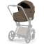 Коляска Cybex Priam V Matt Black Style Collection 2 в 1 Coconut Brown