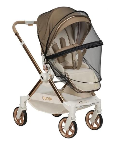 Коляска прогулочная Farfello Olivia O2b,бежевый