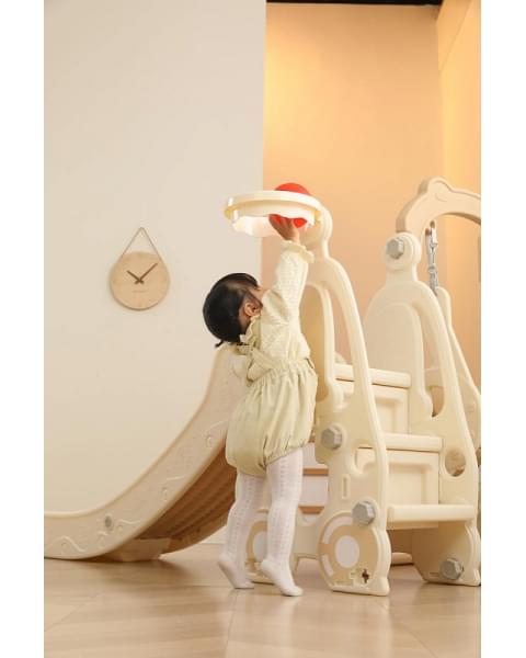 Горка с качелями UNIX Kids Car Camel
