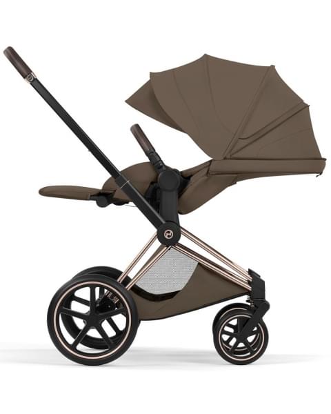 Коляска Cybex Priam V Rosegold Style Collection 2 в 1 Coconut Brown