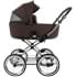 Детская коляска люлька Roan Bass Next Classic d14 2.0 1 в 1 BSNC/103/1 Turkish Coffe/Black/руч.Cappuccino