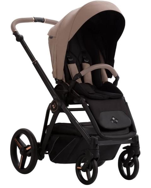 Детская коляска Bebetto Monti Pro 2 в 1 03 Stella бежевая кожа