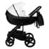 Детская коляска Indigo Tour Eco 2 в 1 Te10 черная кожа + белая кожа
