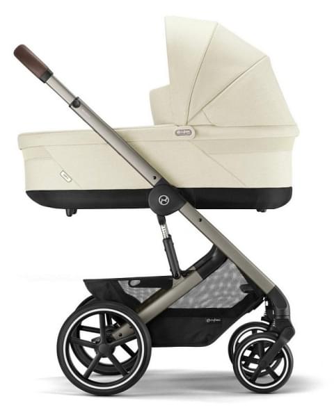 Коляска 2 в 1 Cybex Balios S Lux TPE 2025, Seashell Beige с дождевиком