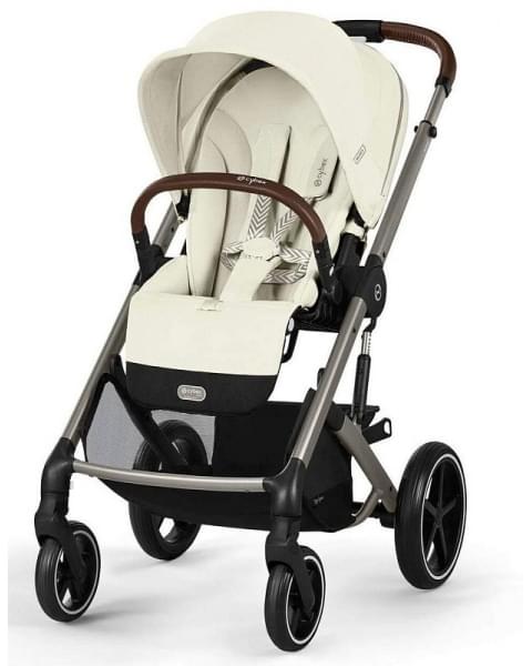 Коляска 2 в 1 Cybex Balios S Lux TPE 2025, Seashell Beige с дождевиком