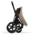 Коляска 2 в 1 Cybex Priam IV Platinum Collection шасси Matt Black, Cozy Beige (бежевый)