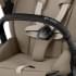 Коляска 2 в 1 Cybex Priam IV Platinum Collection шасси Matt Black, Cozy Beige (бежевый)