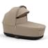 Коляска 2 в 1 Cybex Priam IV Platinum Collection шасси Matt Black, Cozy Beige (бежевый)
