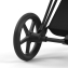 Коляска 2 в 1 Cybex Priam IV Platinum Collection шасси Matt Black, Cozy Beige (бежевый)