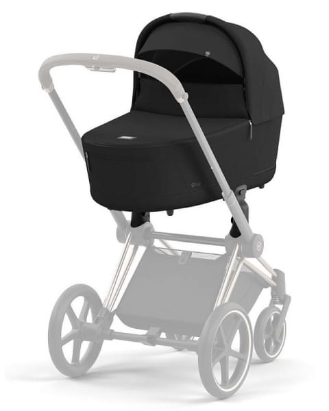 Коляска 2 в 1 Cybex Priam IV Platinum Collection шасси Chrome Brown, Sepia Black (Черный)