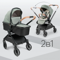 Коляска 2 в 1 Happy Baby Celine Pro, Dark Olive (Темно-зеленый)