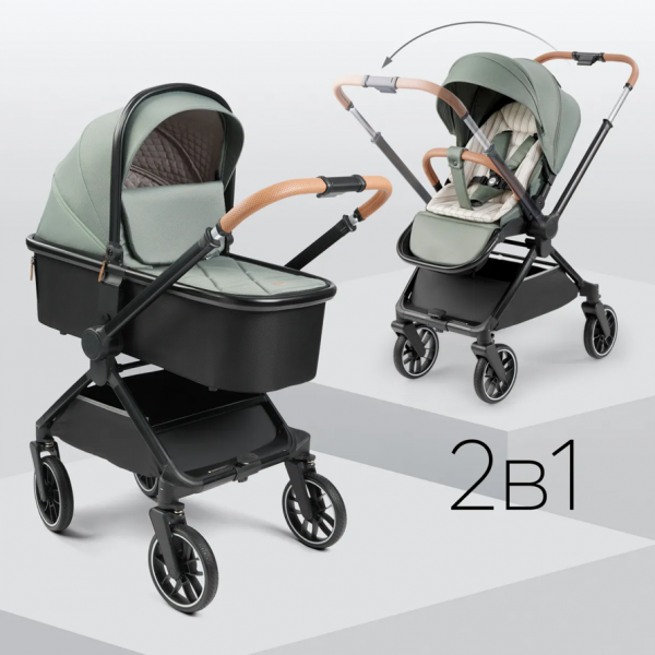 Коляска 2 в 1 Happy Baby Celine Pro, Dark Olive (Темно-зеленый)