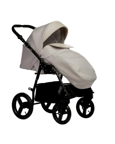 Коляска 2 в 1 Indigo Comfort, Co 01 (Светло-бежевый + Бежевый)