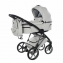 Коляска 2 в 1 Junama Air Ecco, JAE-04 (Белый - Черный)