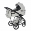 Коляска 2 в 1 Junama Air Ecco, JAE-04 (Белый - Черный)