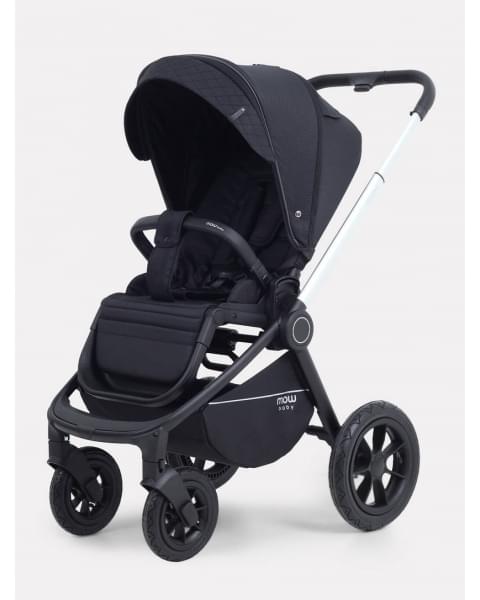Коляска 2 в 1 Mowbaby Zoom Air Silver Black