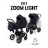 Коляска 2 в 1 Mowbaby Zoom Light Black