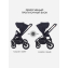 Коляска 2 в 1 Mowbaby Zoom Light Black