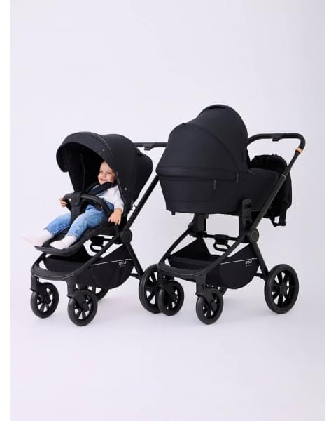 Коляска 2 в 1 Mowbaby Zoom Light Black