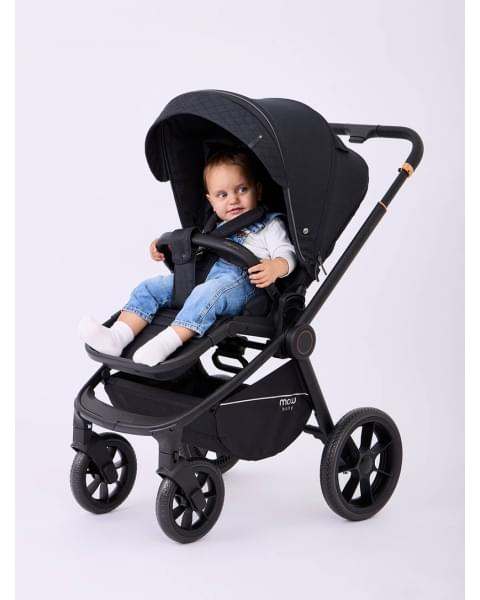 Коляска 2 в 1 Mowbaby Zoom Light Black
