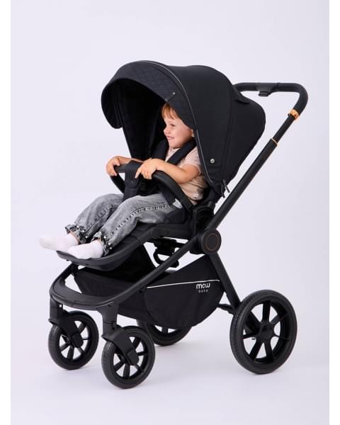 Коляска 2 в 1 Mowbaby Zoom Light Black