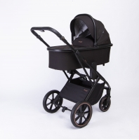 Коляска 2 в 1 Peppy Tecla, Rose Black (Черный)