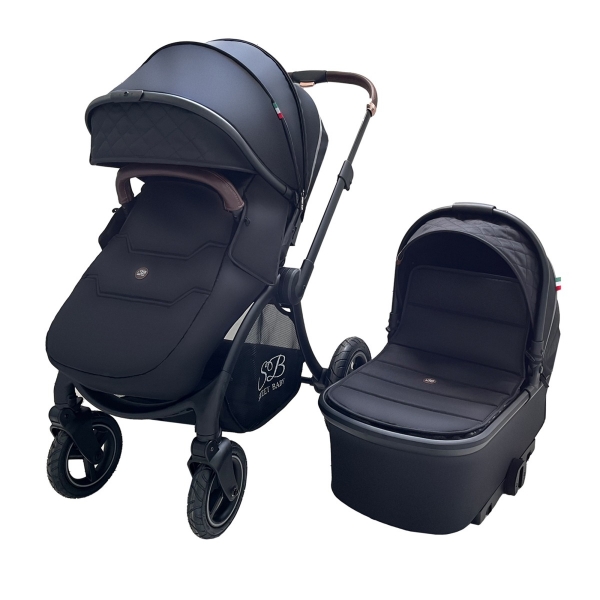Коляска 2 в 1 Sweet Baby Cupola, Black Neo (Черный)