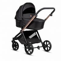 Коляска 2 в 1 Tutis Mio 3+ New Black Edition, Rose Gold (292)