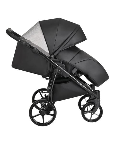 Коляска 2 в 1 Tutis Novo Leather 2023, Black (Черный)