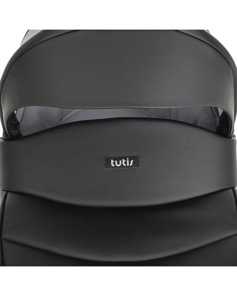 Коляска 2 в 1 Tutis Novo Leather 2023, Black (Черный)