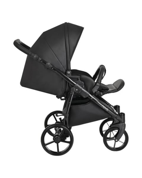Коляска 2 в 1 Tutis Novo Leather 2023, Black (Черный)