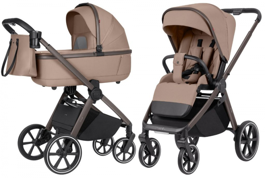 Коляска 2в1 Carrello Omega Deluxe CRL-6531 Paper Beige