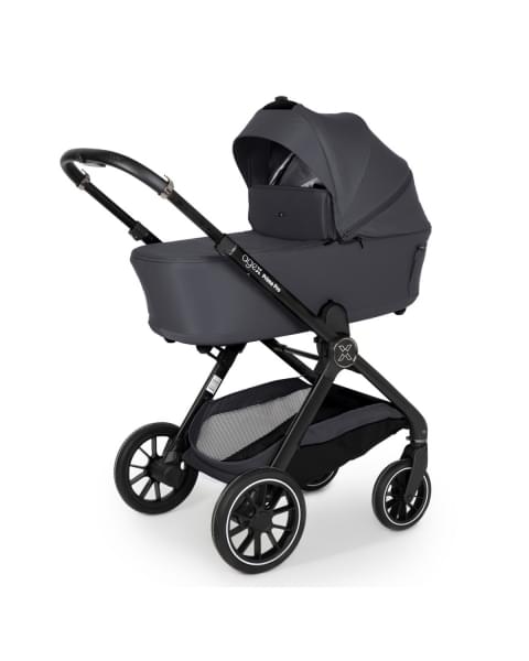 Коляска 3 в 1 Agex Prima Pro 2025, Grey (Серый) + Автокресло Agex i-Safe (0-13 кг), Grey (Серый)