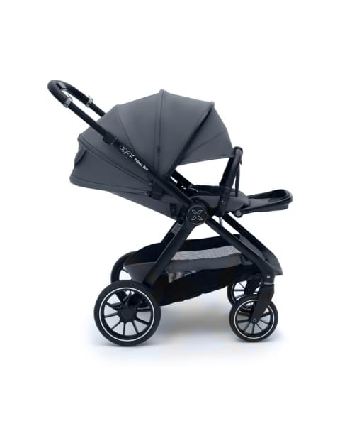 Коляска 3 в 1 Agex Prima Pro 2025, Grey (Серый) + Автокресло Agex i-Safe (0-13 кг), Grey (Серый)