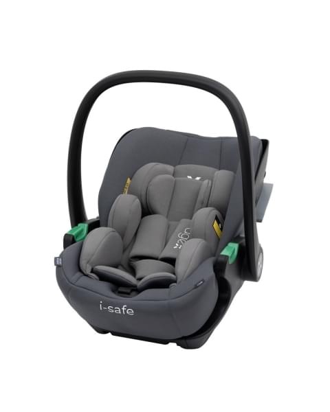 Коляска 3 в 1 Agex Prima Pro 2025, Grey (Серый) + Автокресло Agex i-Safe (0-13 кг), Grey (Серый)