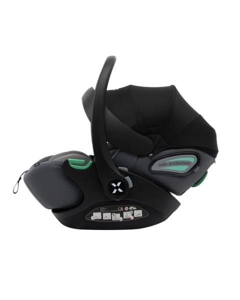 Коляска 3 в 1 Agex Prima Pro 2025, Grey (Серый) + Автокресло Agex i-Safe (0-13 кг), Grey (Серый)
