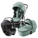 Коляска 3 в 1 Britax Roemer Smile 5Z, Jade Green (Зеленый) + Автокресло Britax Roemer Baby-Safe Pro (0-13 кг), Space Black (Черный)