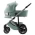 Коляска 3 в 1 Britax Roemer Smile 5Z, Jade Green (Зеленый) + Автокресло Britax Roemer Baby-Safe Pro Classic (0-13 кг), Deep Black (Черный)