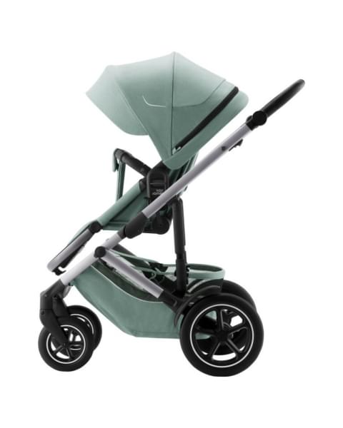 Коляска 3 в 1 Britax Roemer Smile 5Z, Jade Green (Зеленый) + Автокресло Britax Roemer Baby-Safe Pro Classic (0-13 кг), Deep Black (Черный)