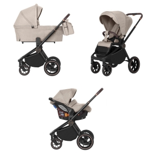 Коляска 3 в 1 Carrello Epica CRL-8511/1 / 2023, Almond Beige (Бежевый)