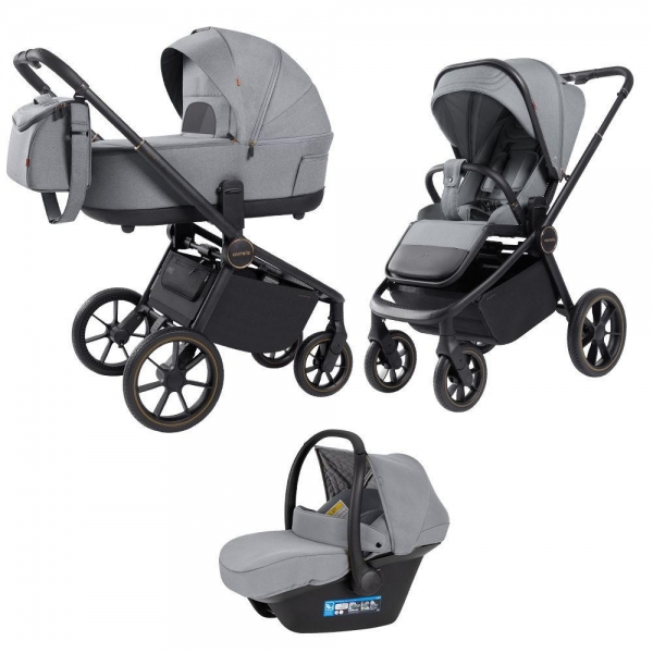 Коляска 3 в 1 Carrello Epica CRL-8511 / 2025, Silver Grey (Светло-серый)