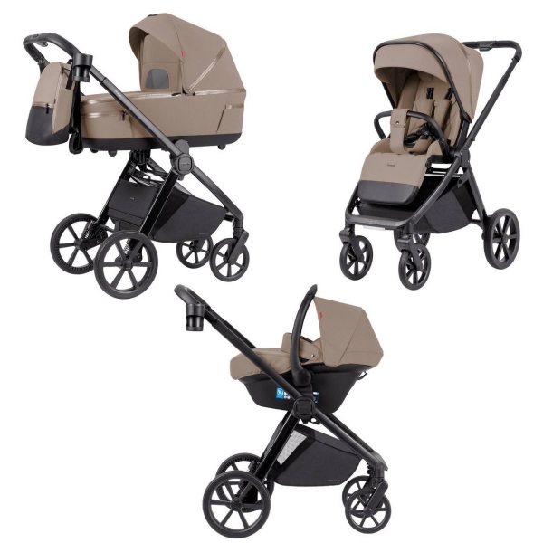 Коляска 3 в 1 Carrello Omega+ CRL-6545/1, Asteroid Beige (Коричневый)