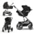 Коляска 3 в 1 Cybex Balios S Lux 2025 Chocolate Brown TPE + Автокресло Aton B2
