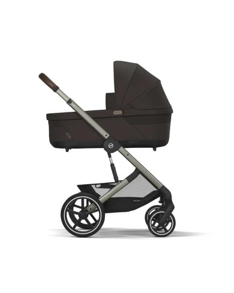 Коляска 3 в 1 Cybex Balios S Lux 2025 Chocolate Brown TPE + Автокресло Aton B2