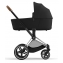 Коляска 3 в 1 Cybex Priam IV Chrome Brown и автокресло Aton B2 i-Size Steel Grey Sepia Black