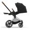 Коляска 3 в 1 Cybex Priam IV Chrome Brown и автокресло Aton B2 i-Size Steel Grey Sepia Black