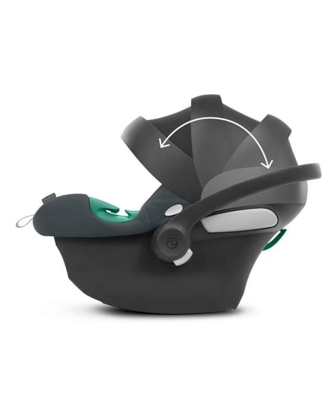 Коляска 3 в 1 Cybex Priam IV Rosegold и автокресло Aton B2 i-Size Leaf Green/Steel Grey