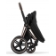 Коляска 3 в 1 Cybex Priam IV Rosegold и автокресло Aton B2 i-Size Sepia Black/Bay Blue